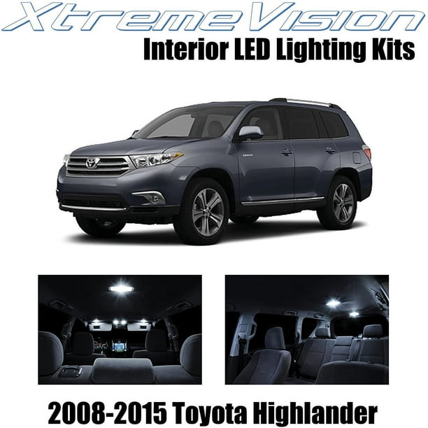 10 x Ice Blue LED Interior Lights Kit For 2001-2007 Toyota Highlander TOOL 10 x Ice Blue LED Interior Lights Kit For 2001-2007 Toyota Highlander TOOL